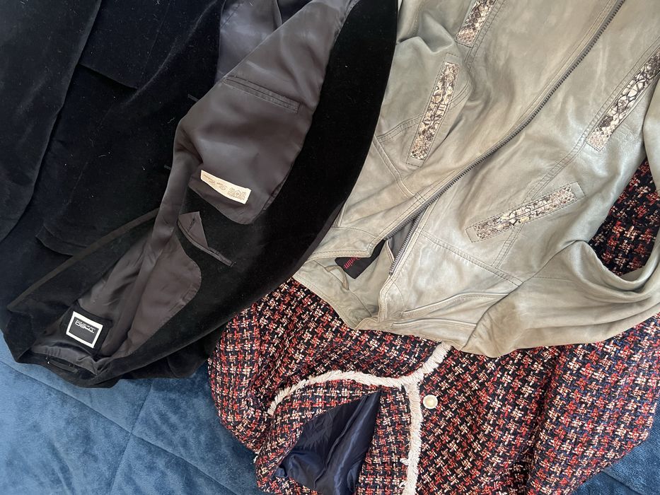 550все  Пиджак куртка кожа питон твид бархат