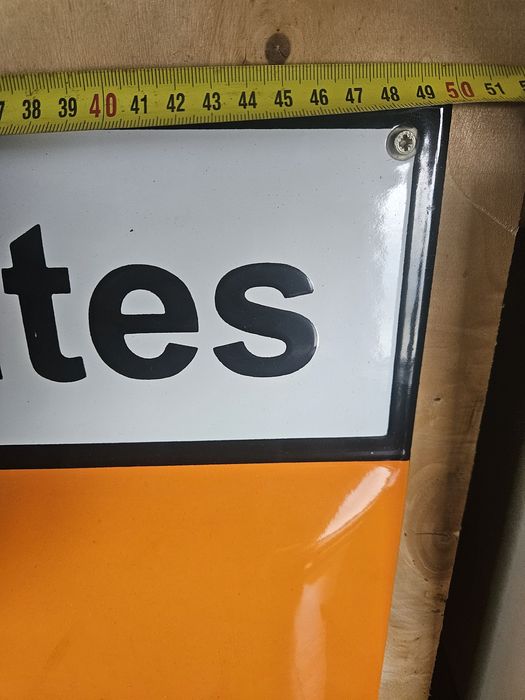 Placa esmaltada SONAP