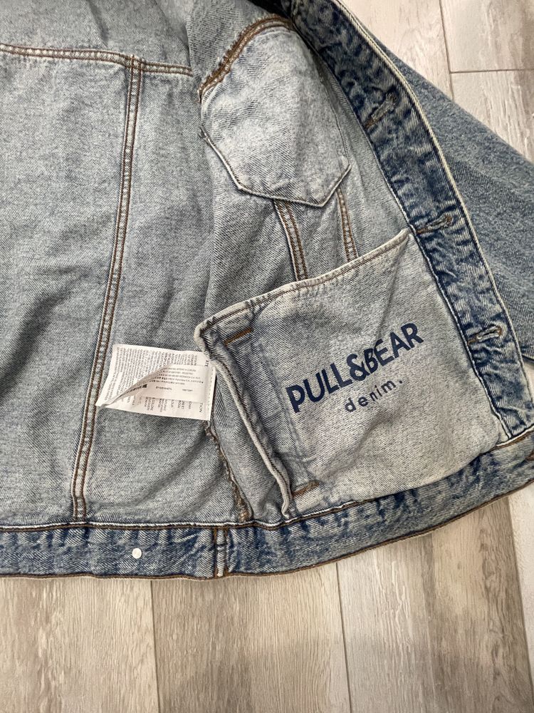 Джинсова вінтажна куртка Pull and Bear