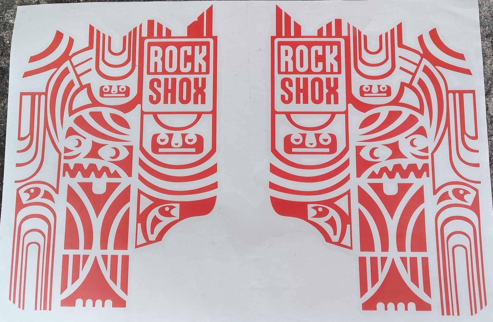 Naklejki Rock Shox Zeb Domain Totem różne kolory