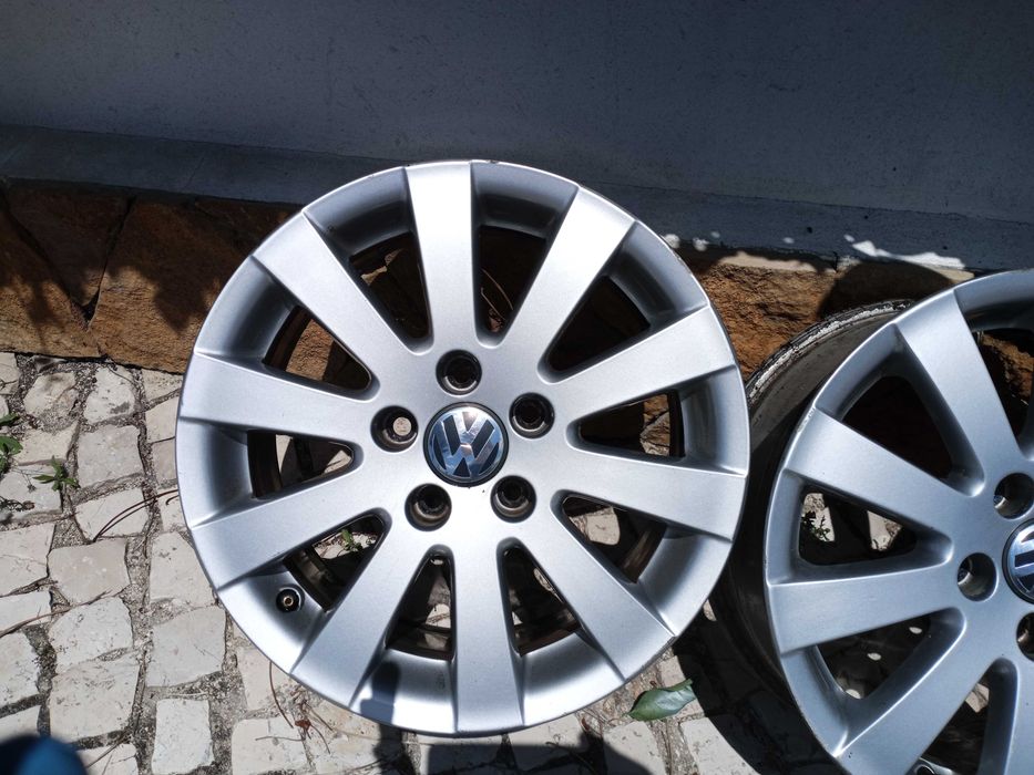 4 Jantes VW 16 pulgadas, originais Volkswagen usadas