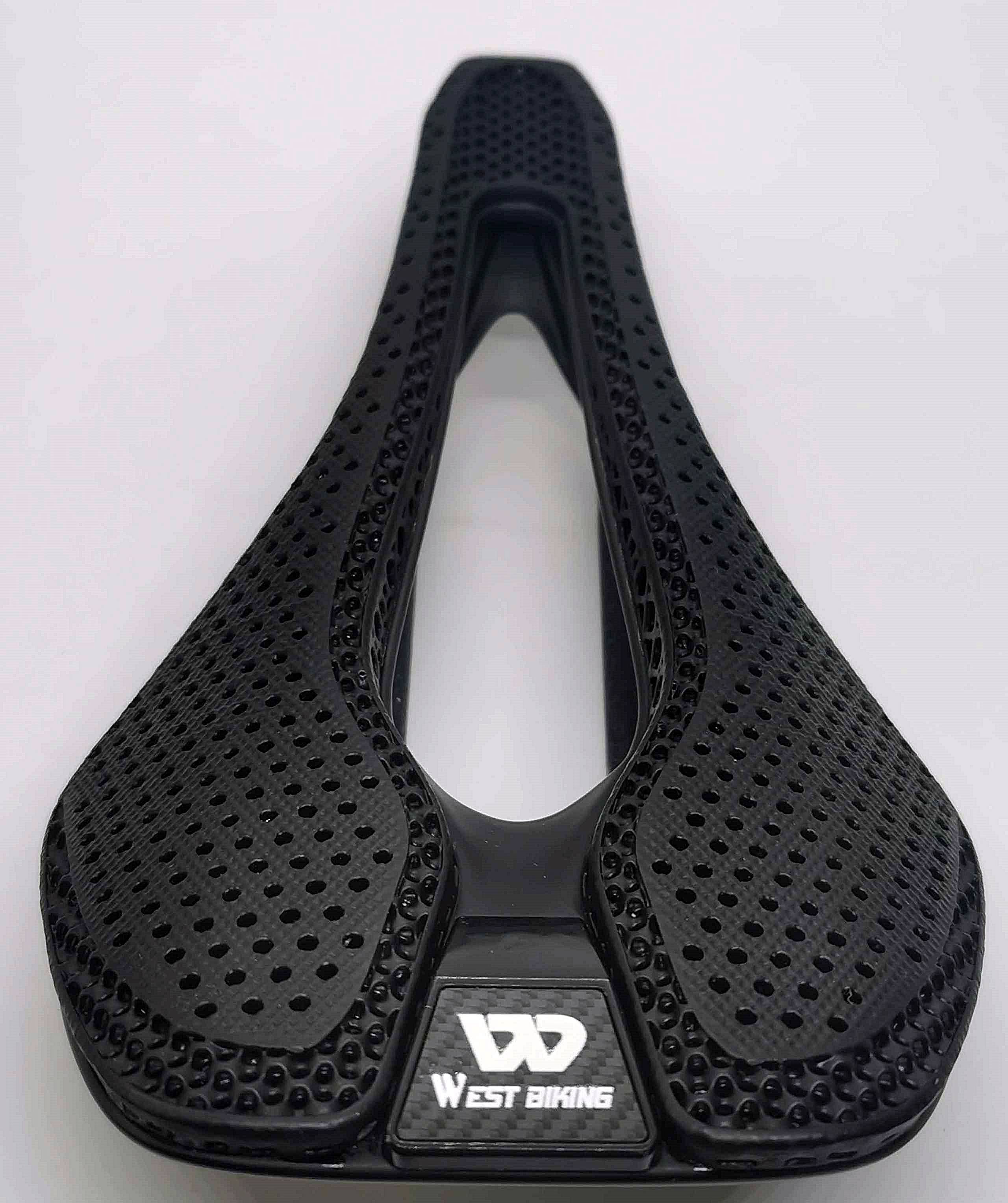WESTBIIKING ULTRALIGHT 3D KARBON Super Lekkie Siodełko Rowerowe 187g