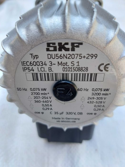 Двигун Vogel/SKF DU56N2075+299 для шестеренного насосу серії M