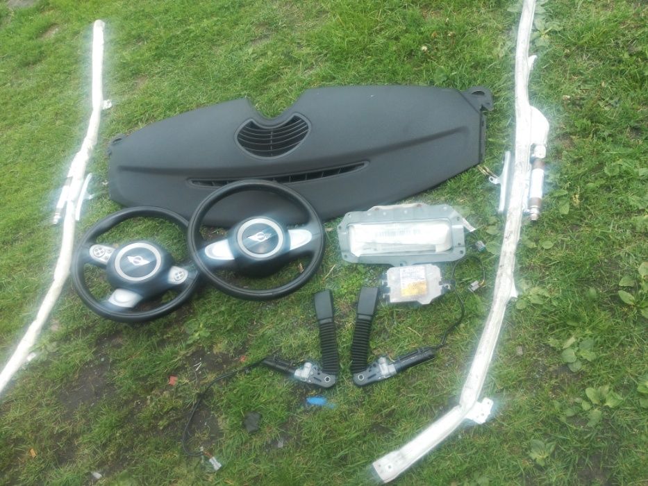 mini cooper r56 Pulpit Konsola Napinacz Pasa Air Bag Poduszka  r50