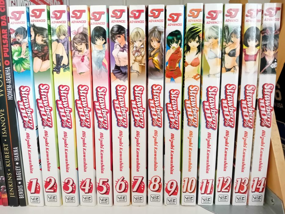 Strawberry 100% (Ichigo 100%) coleção completa Viz volumes 1-14