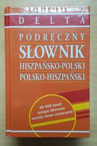 Delta podręczny słownik hiszpańsko-polski polsko-hiszpański NOWY