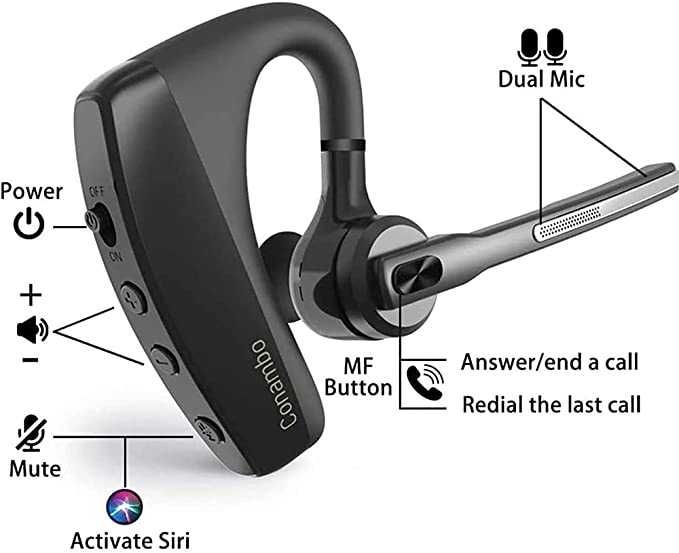 Conambo zestaw słuchawkowy Bluetooth 5.0