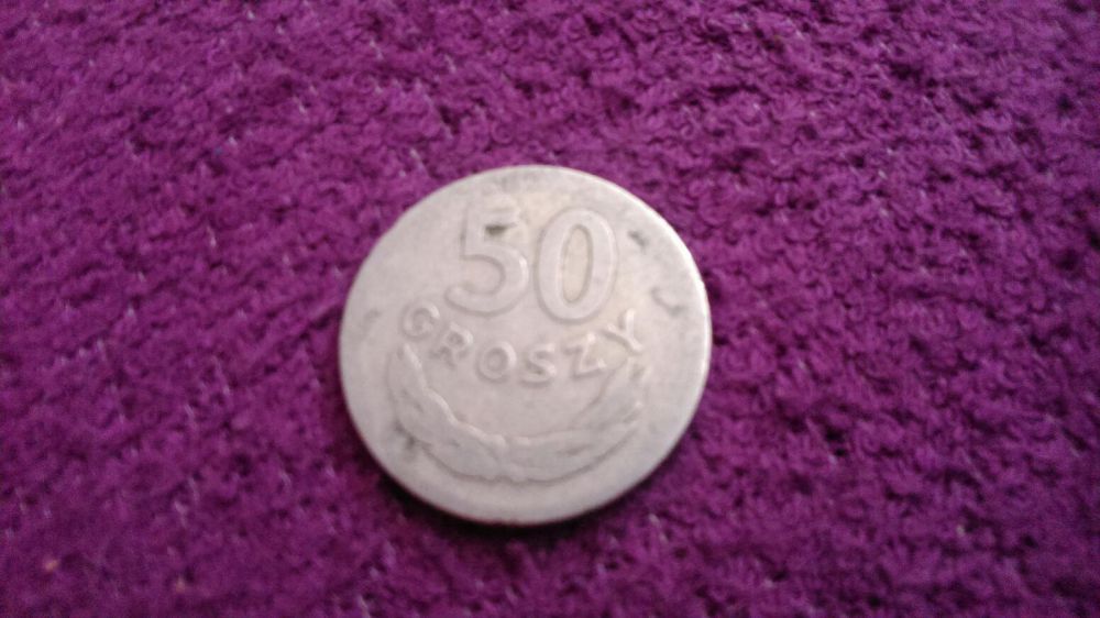 Moneta 50groszy z 1949 r