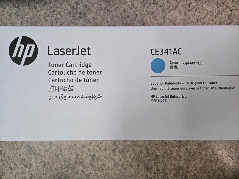 toner HP lasser kolor meganta i cyjan