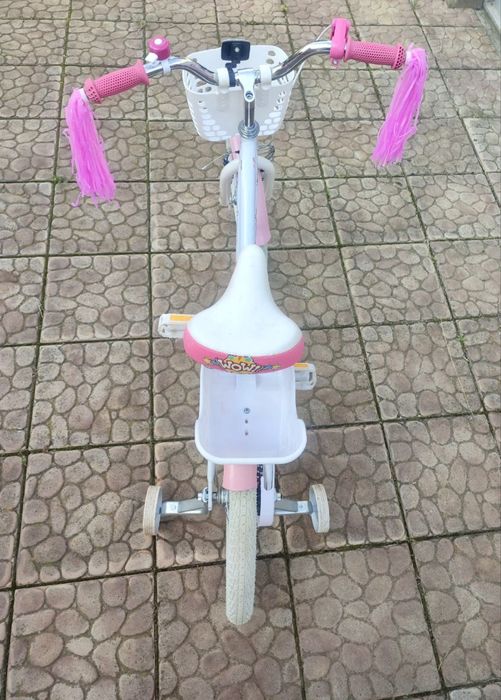 Велосипед для дівчинки з корзиною Corso