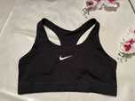 Nike biustonosz sportowy top czarny markowy logo M/L