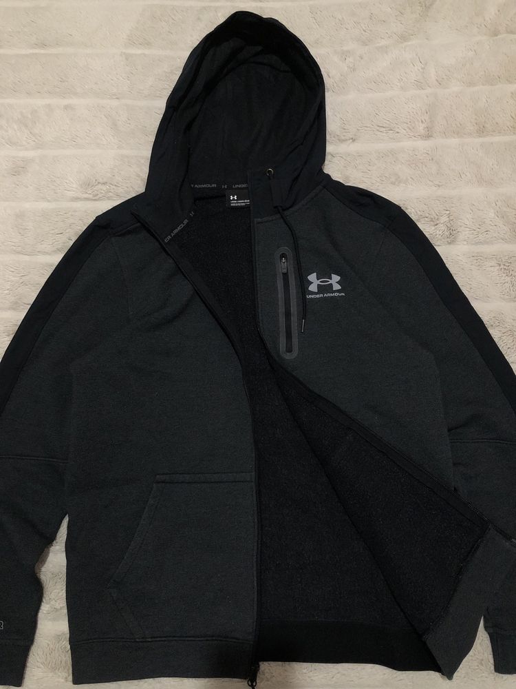 UA UNDER ARMOUR (M) Zip-Hoodie мужской худи на фоисе зип кофта оригина