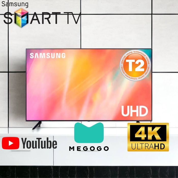 УЛЬТРА ТОНКІ РАМКИ | Телевізор Samsung 4K Smart TV 45 / 32 / WiFi T2