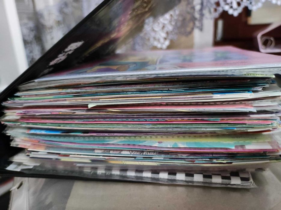 segregator z karteczkami witch