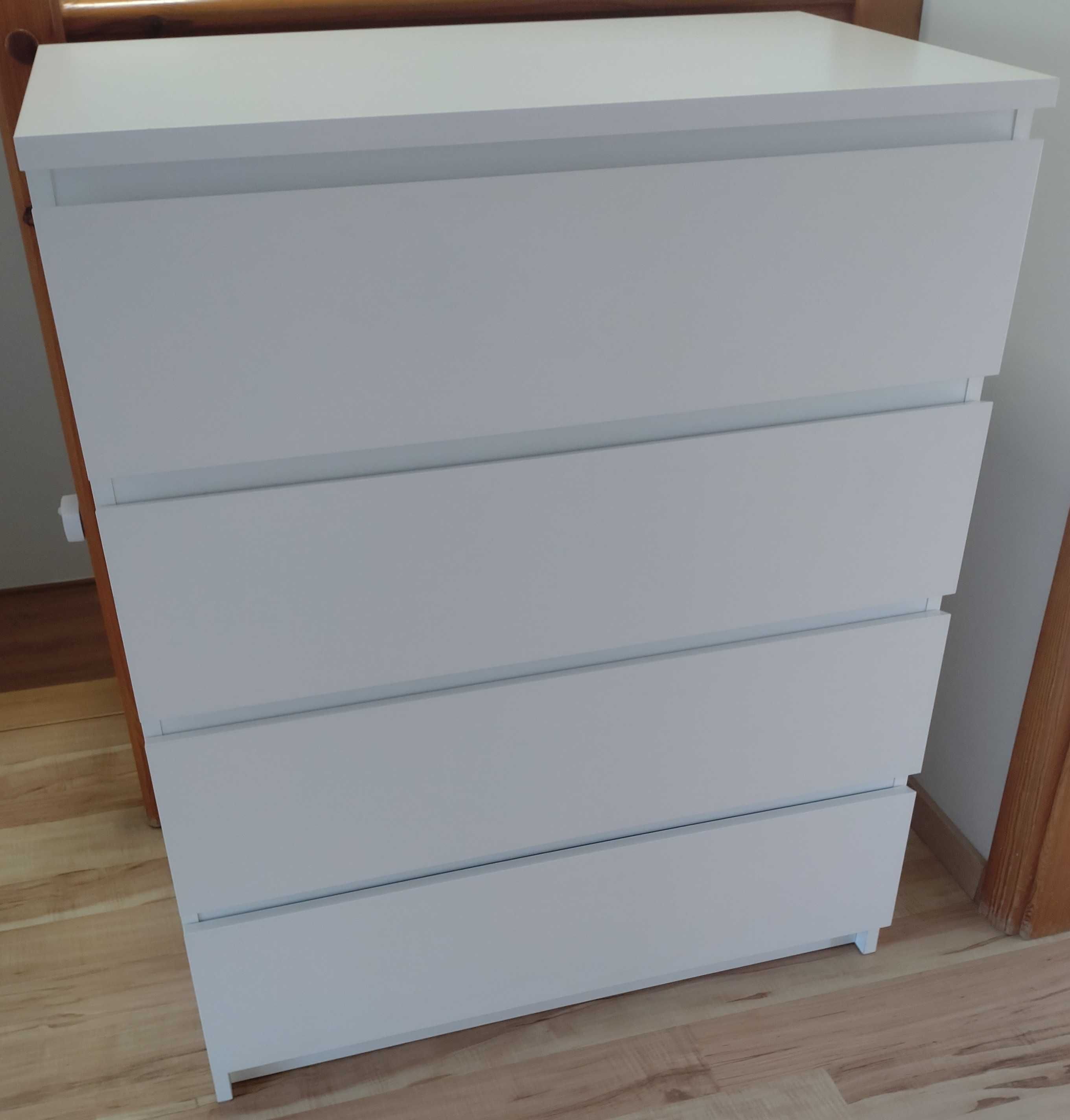 Komoda IKEA MALM 4 szuflady * biała * stan bardzo dobry * 80/100/48