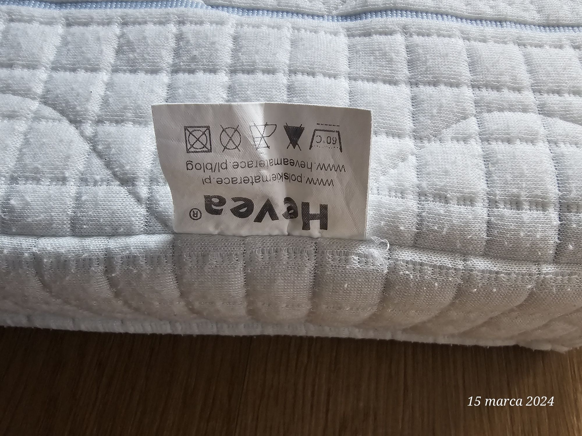 Materac łóżeczko dziecięce - lateksowy 120x60 jak nowy - Okazja.