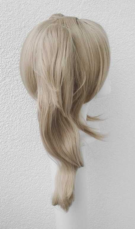 Genshin Impact Barbara brązowa piaskowa peruka z kitkami cosplay wig