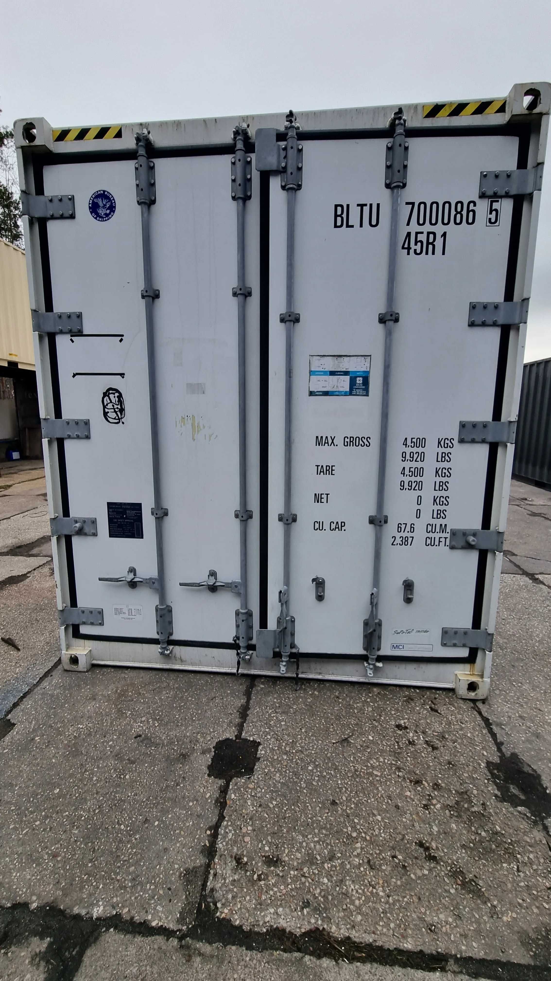 Kontener Chłodnia 40'HCRF zakres temp. od -30 do +30 ºC