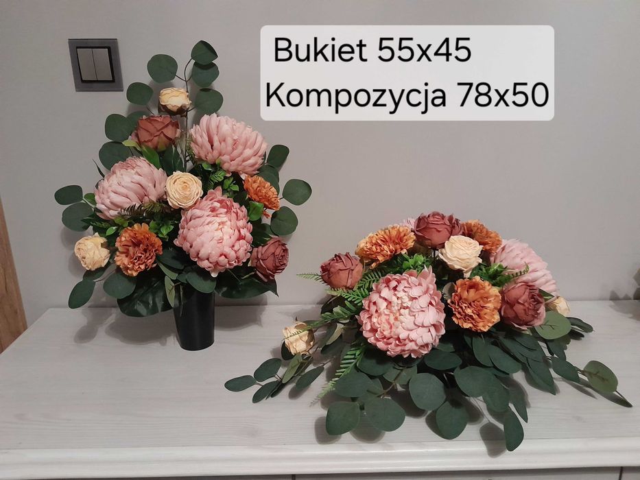 Kompozycja nagrobna, wszystkich świętych, stroik na cmentarz