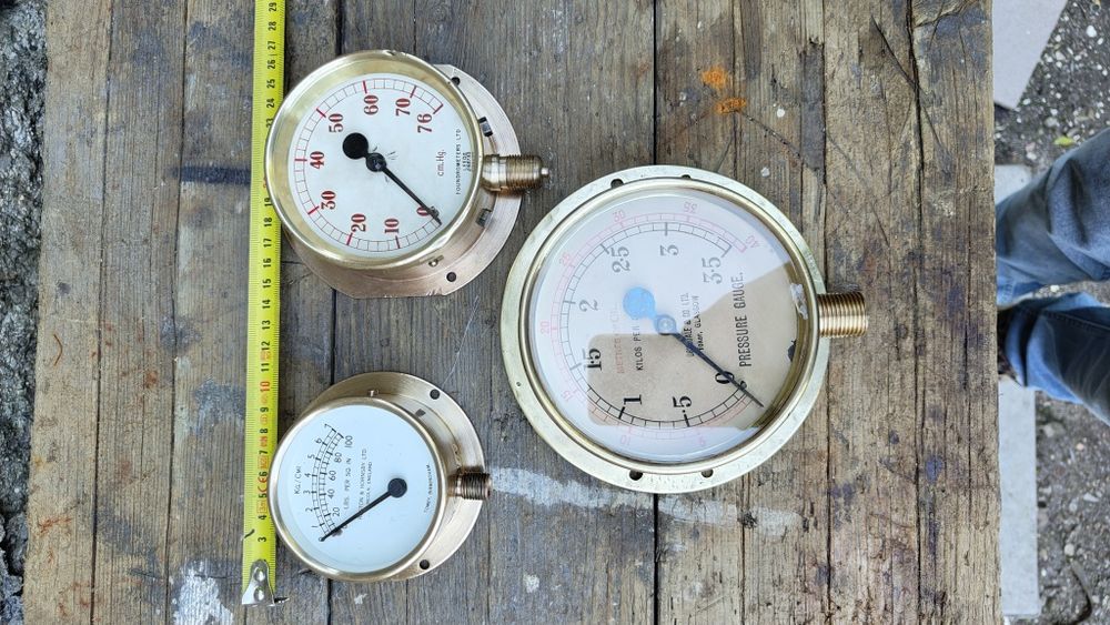 Manómetros de pressão latão/metal navio bacalhoeiro