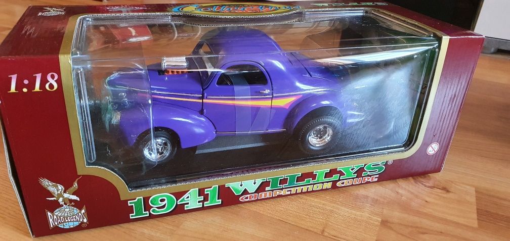 1:18 Road Legends Willys Competition Coupe 1941 nowy