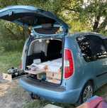 Skoda Roomster VANLIFE READY!! Zabudowa, akumulator żelowy, lodówka, kuchenka.