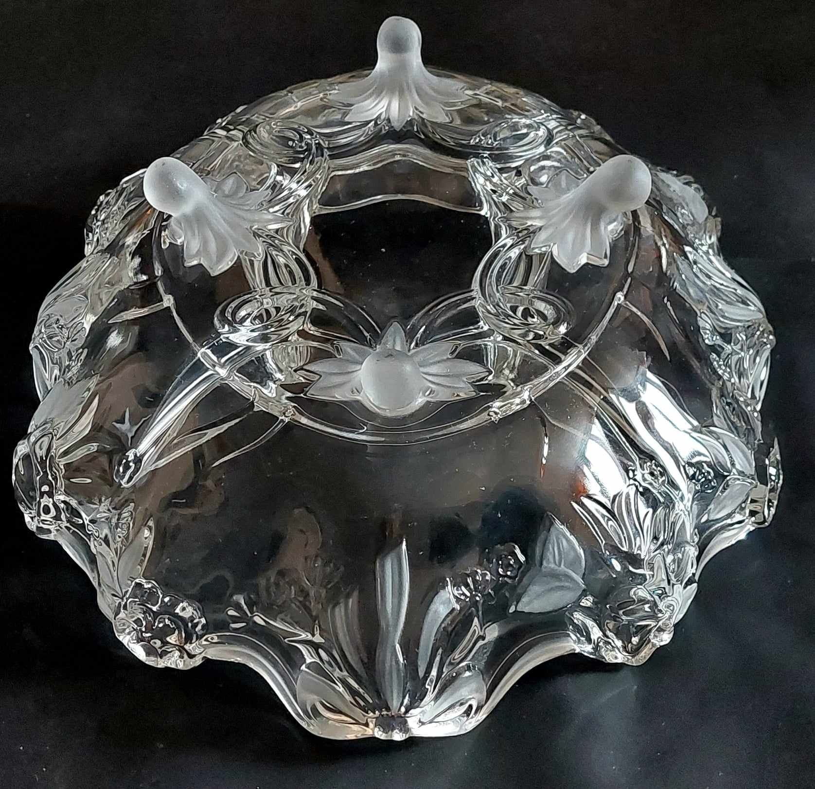 Mikasa Walther Glass.Karmen.Żardiniera/patera/kabaret 5.Duża.Na nóżkac