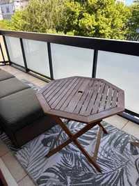 Stół drewniany ogród balkon