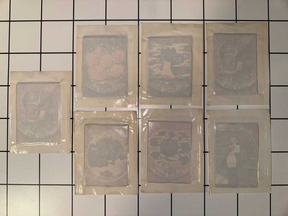 Booster x 7 - Topps - Pokemon - 4 cartas - Seladas - Francês