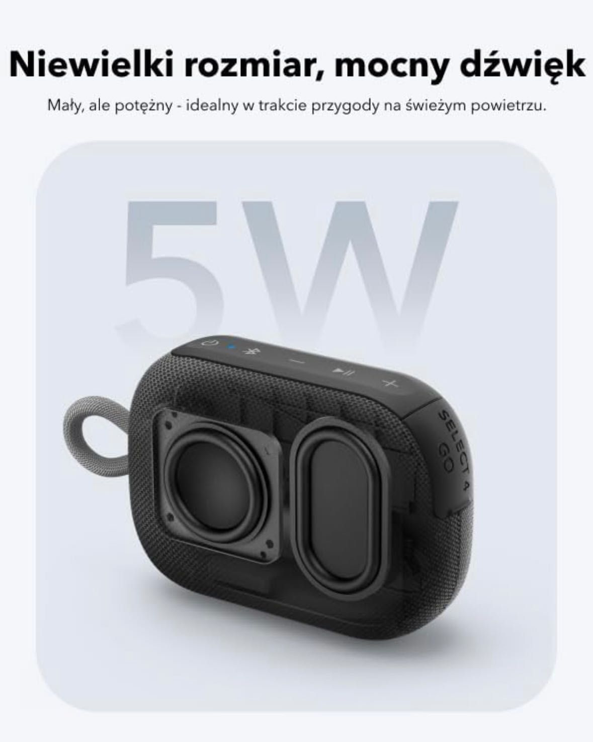 Głośnik Bluetooth Soundcore Select 4 Go 5W Czarny