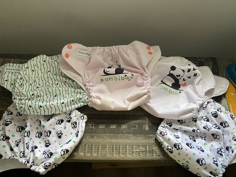 Pampersy wielokrotnego uzytku Bambiboo