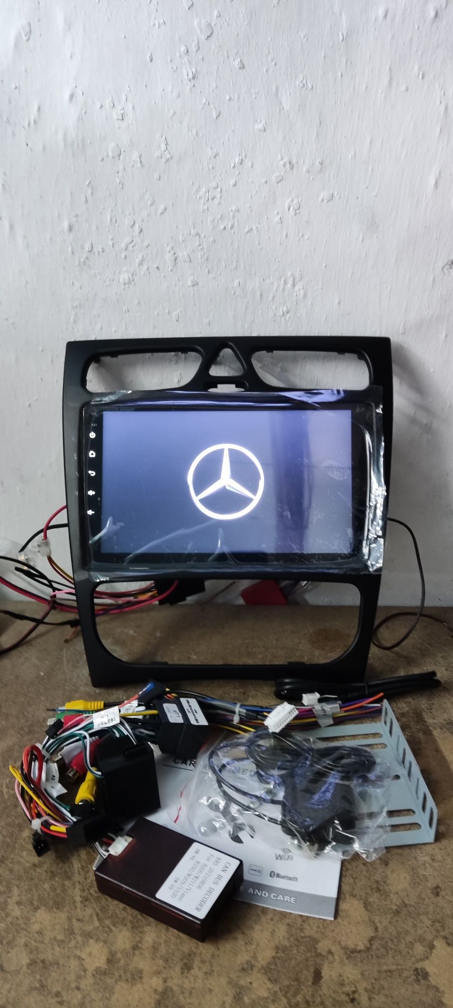 Rádios android Mercedes W203, WiFi GPS Bluetooth USB etc, novos