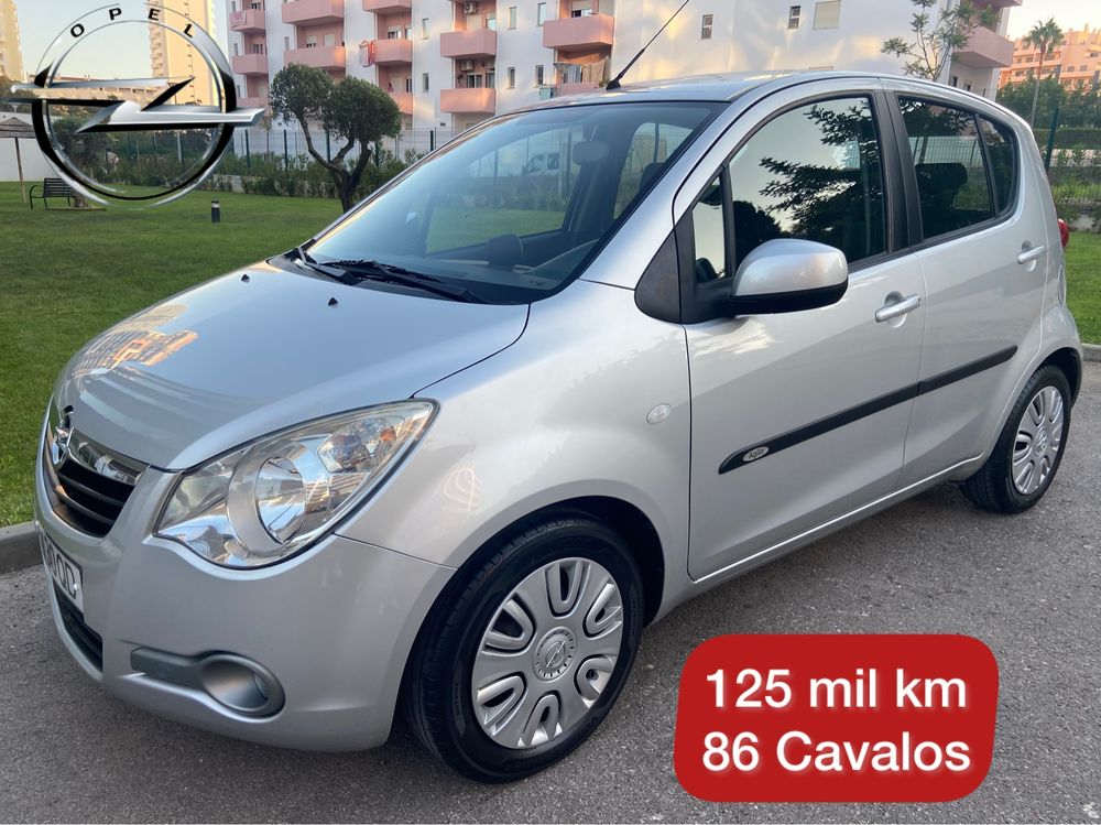 Opel Agila 1.2 • 86 cv • AC • 125 mil km • Multimidia • Camera de Ré