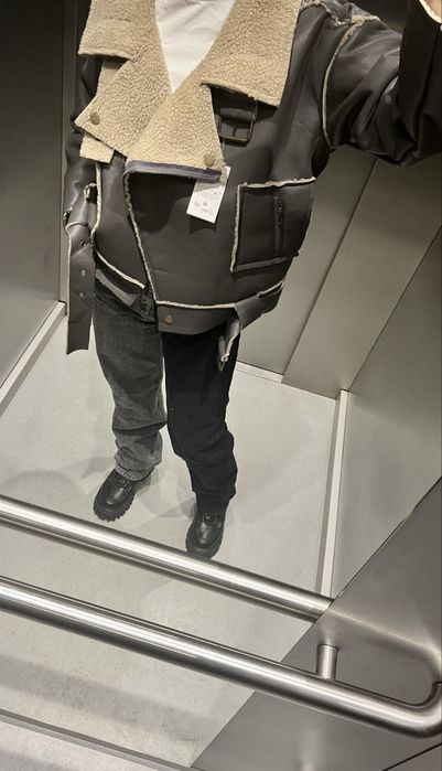 Kurtka zimowa kożuch. nowa