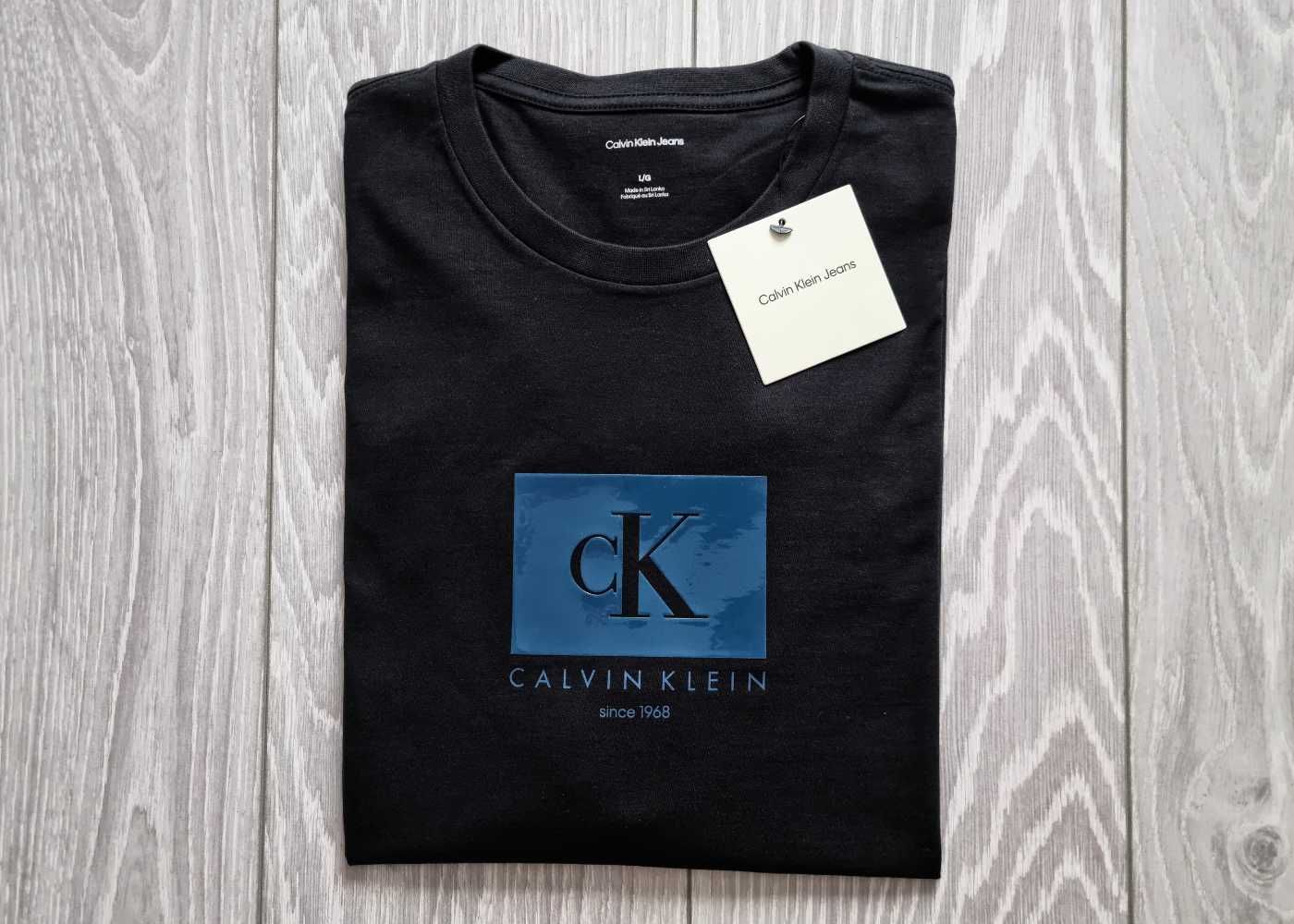 Оригінальна футболка Calvin Klein, розмір L, чоловіча футболка кельвін