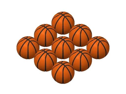 Mini Balonças de Basquetebol Pinteados