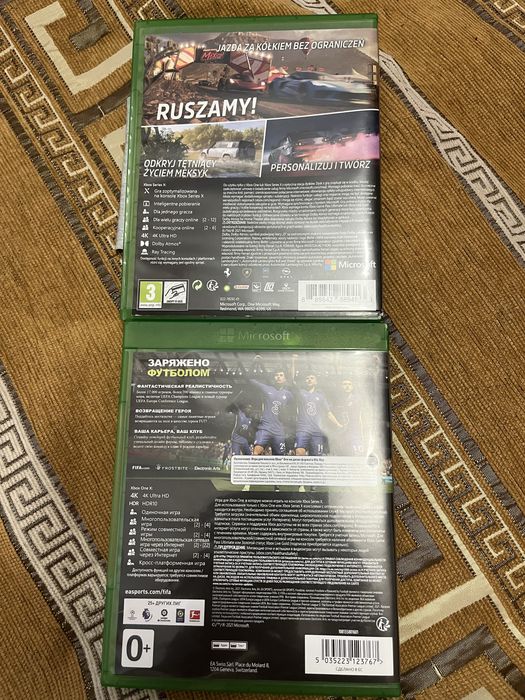 Forza horizon 5, FIFA 2022 Xbox one