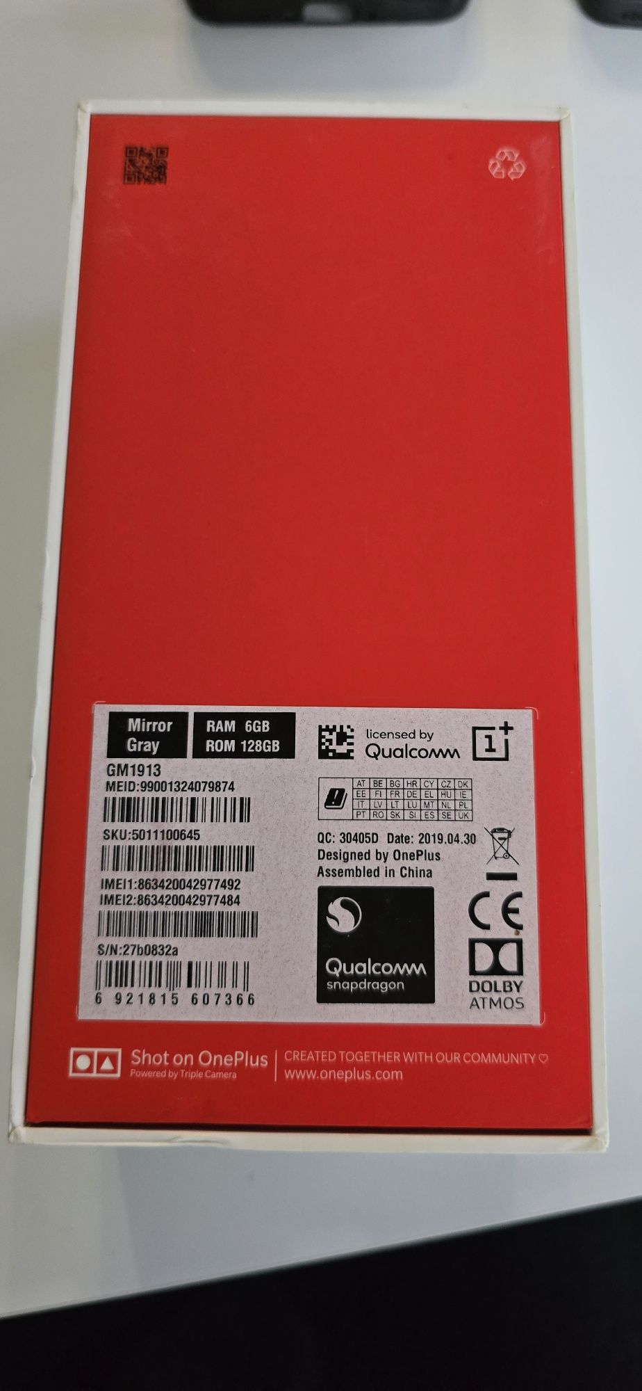 OnePlus 7 pro mirror gray