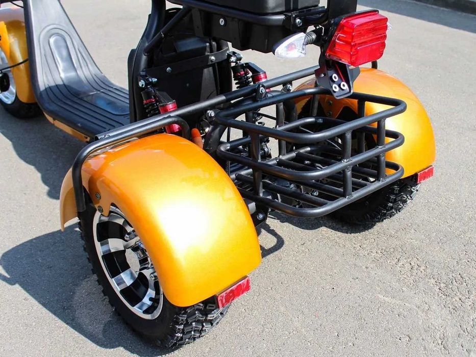 Електроскутер Citycoco Trio 2000W, акумулятор 60V 20Ah дальність 70 км