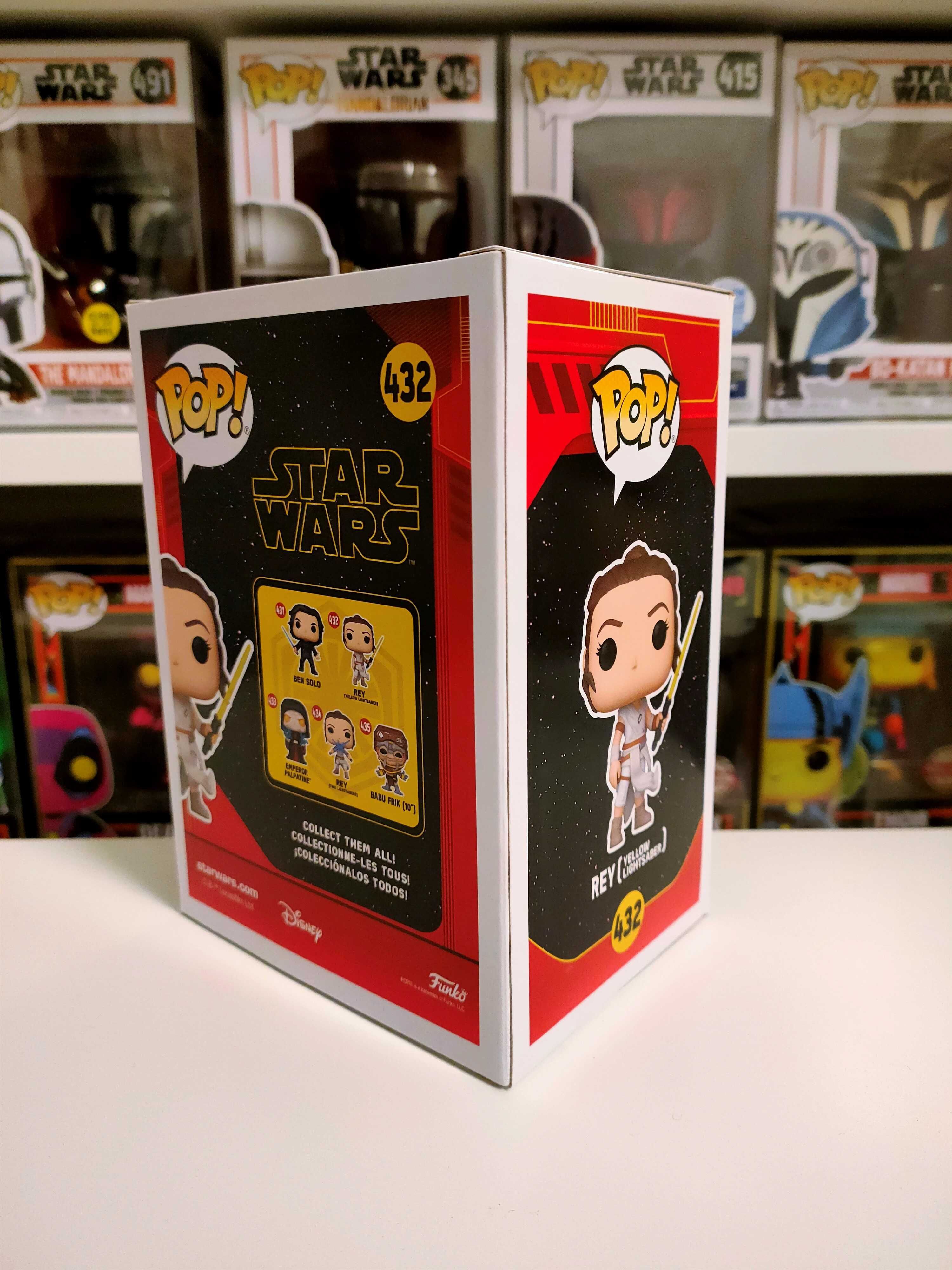 Custom POP - Rey (Yellow LightSaber) Star Wars - C-GITD #432