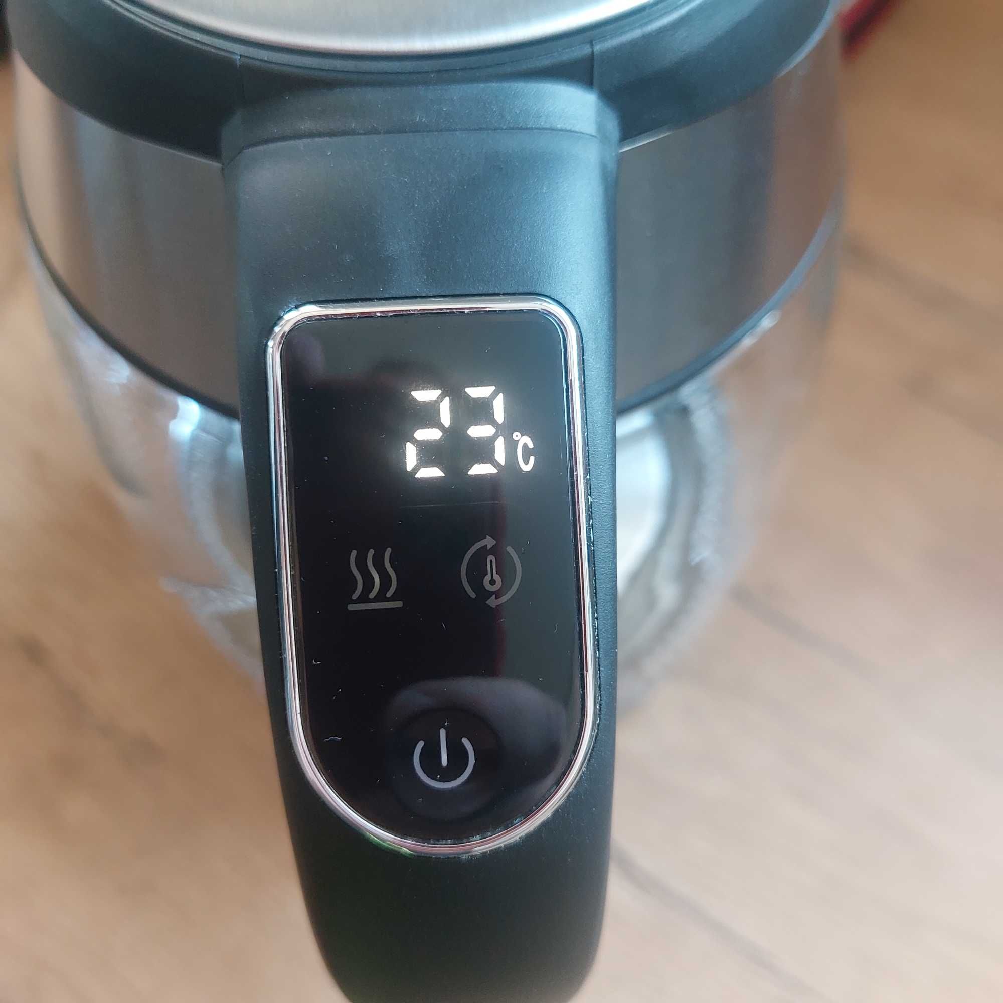 Czajnik ForMe FKG-448 szklany z czytnikiem LED temperatury 1.8 L