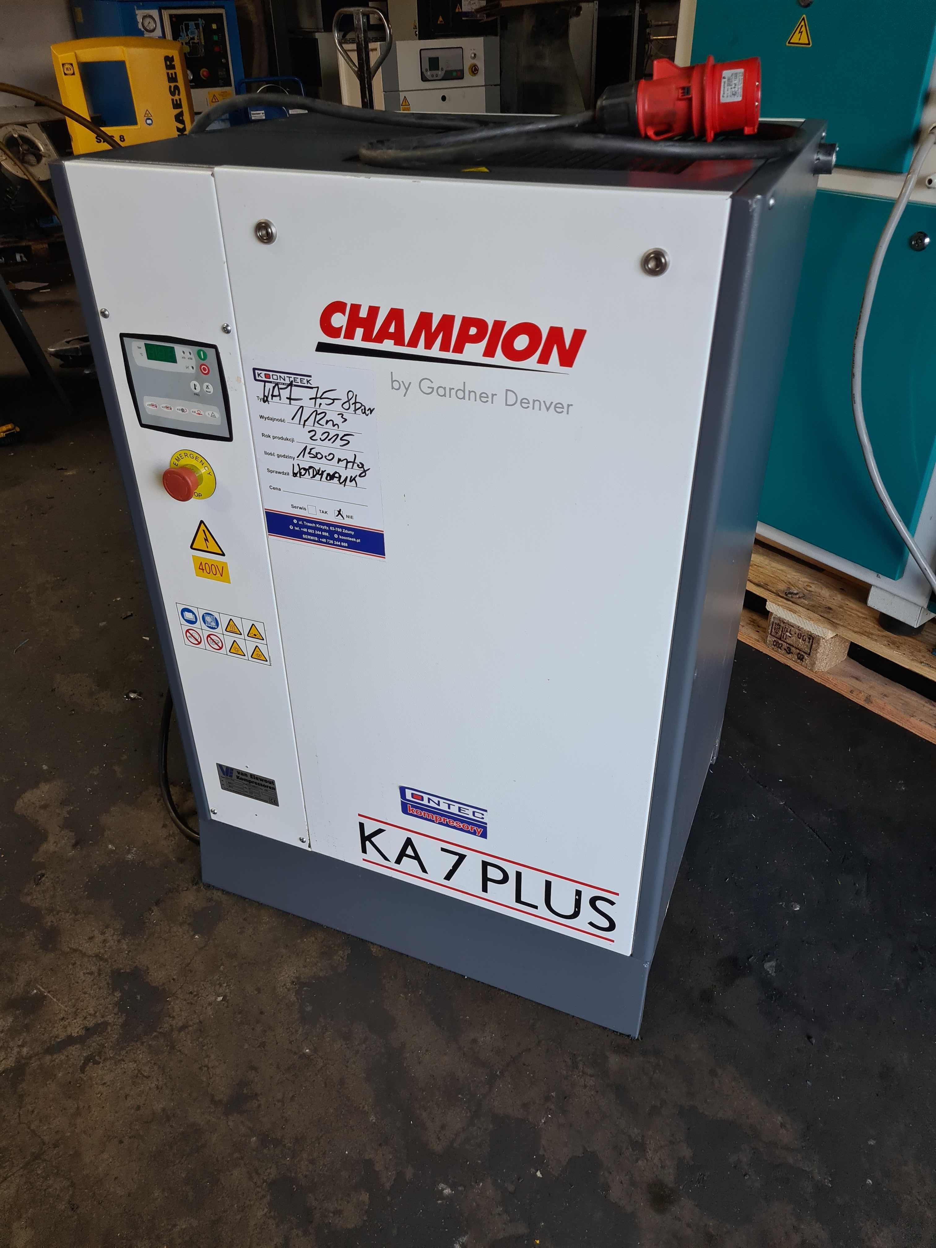 Kompresor śrubowy GARDNER DENVER Champion 7,5 kw