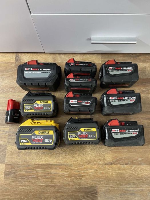 АКБ Milwaukee Акумуляторні батареї