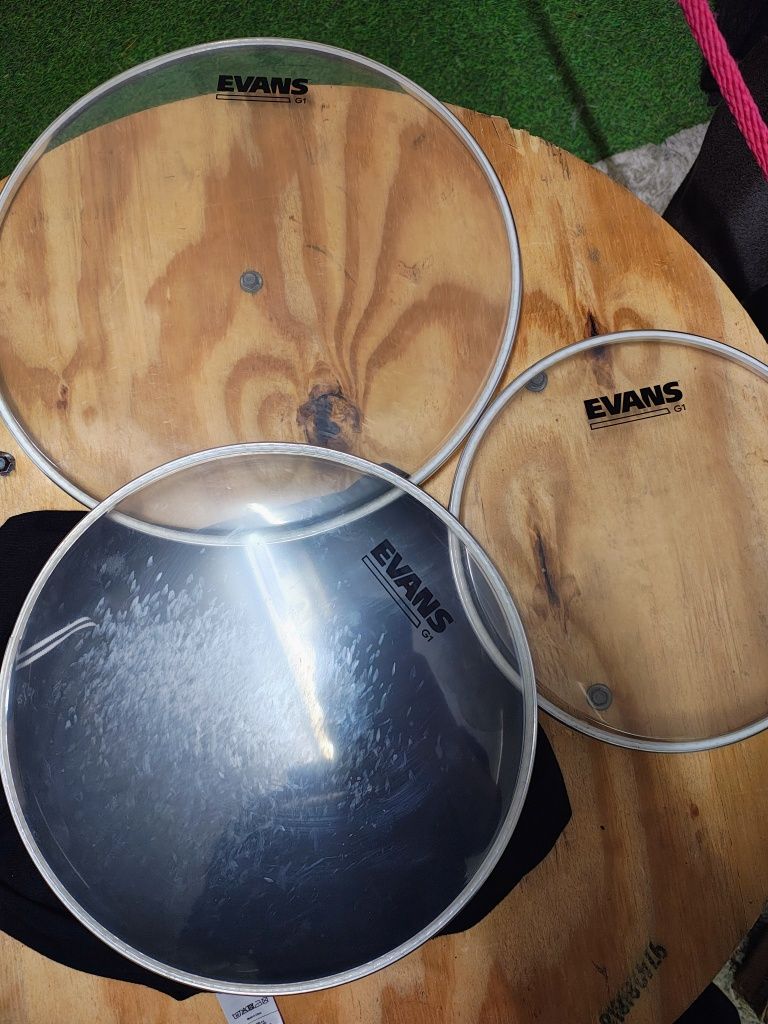 Naciągi Evans G1 clear 10,12,14 jak nowe!