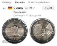Moeda 2€, Alemanha 2019