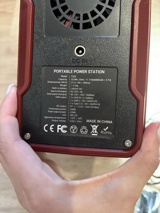 Екофлоу/портативна зарядна станція  60000mAh