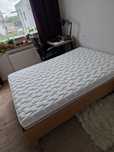Łóżko IKEA 140x200 + materac "Relaks sleep comfort" + stelaż