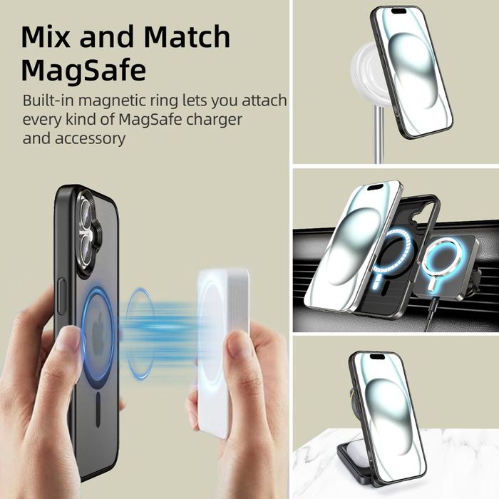 Etui do iPhone 16 MagSafe Tech-Protect MagMat Case