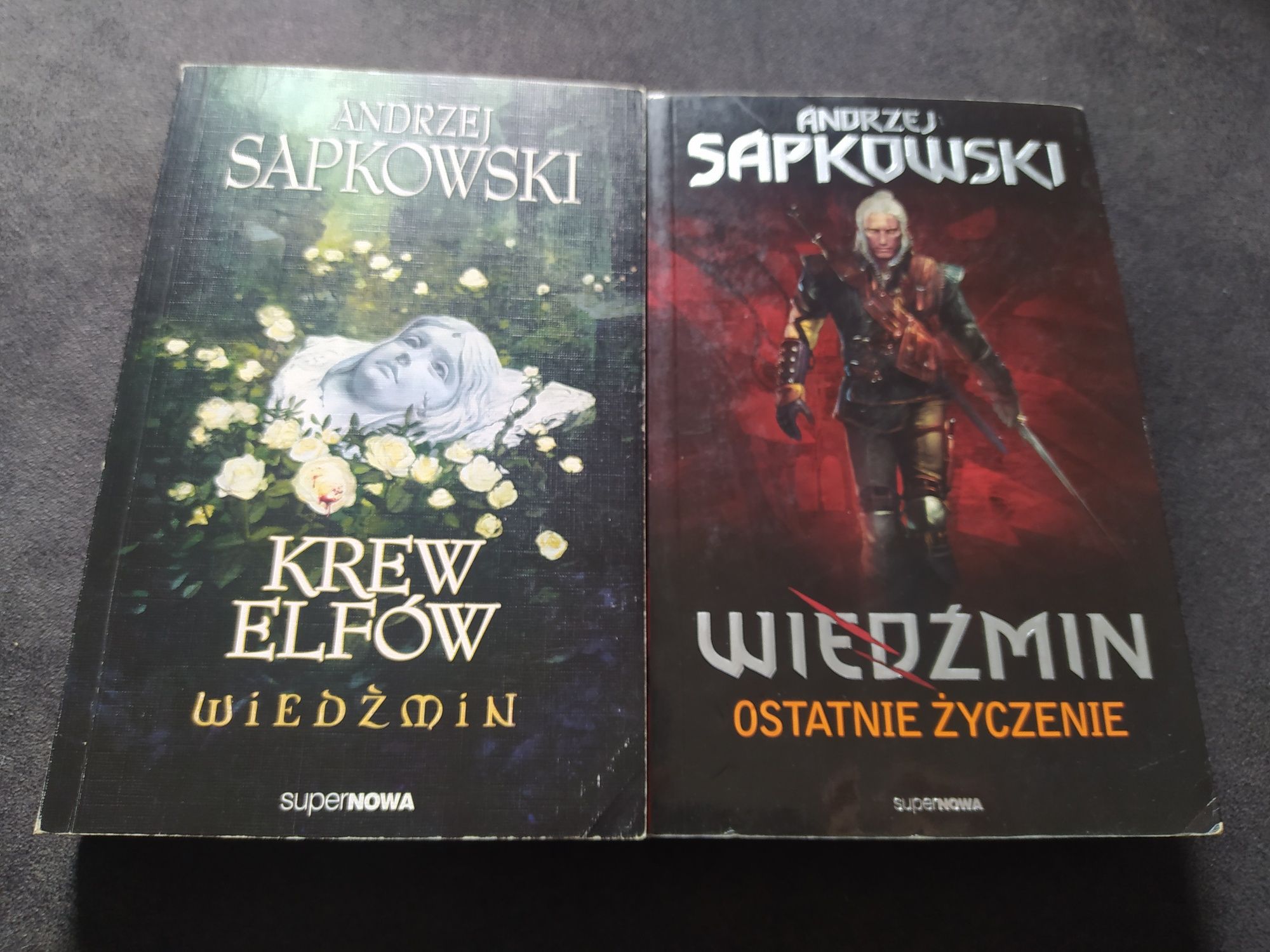 Andrzej Sapkowski Wiedźmin Krew Elfów + Ostatnie życzenie