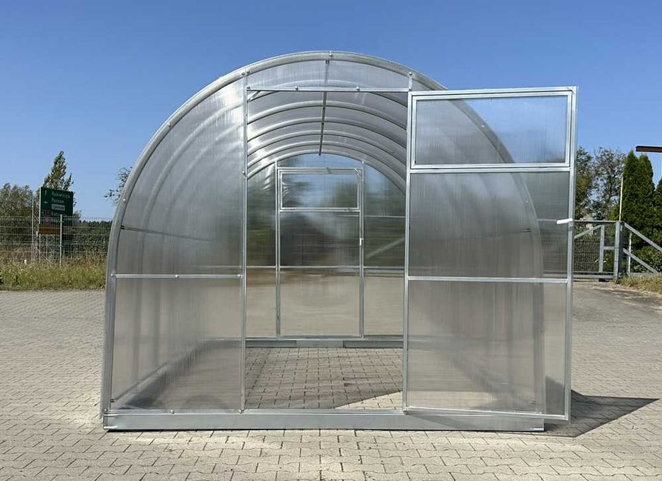 Szklarnia z poliwęglanu 2,5m Kompakt (2,5x2, 2,5x4, 2,5x6 i tdp.)